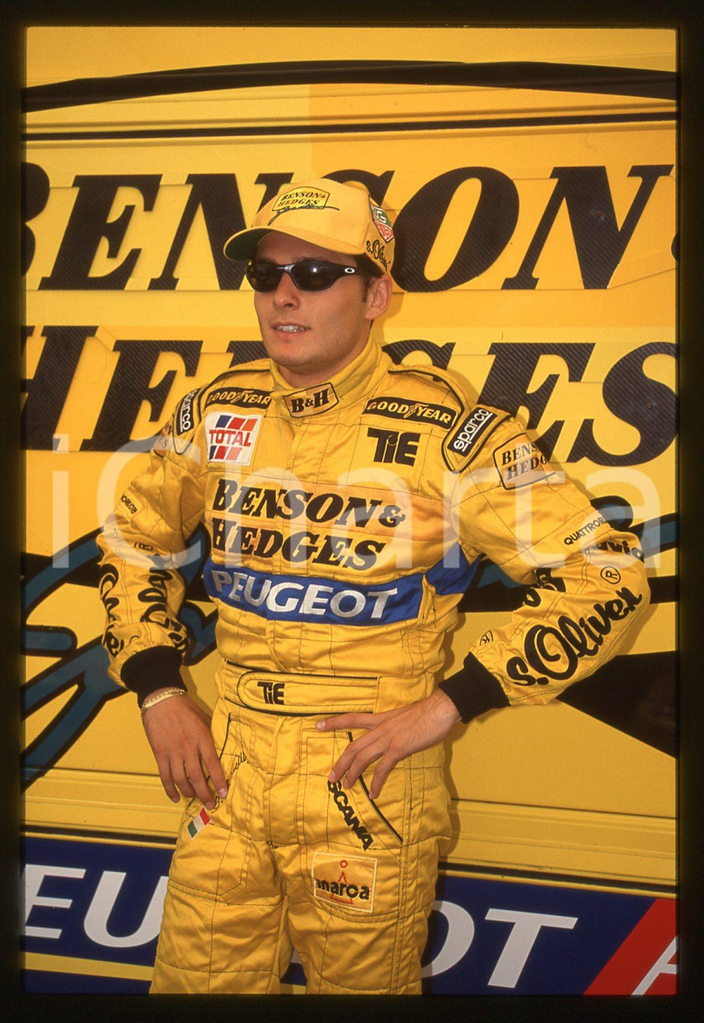 35mm vintage slide* 1997 GP SAN MARINO Giancarlo FISICHELLA - Ritratto pilota 12