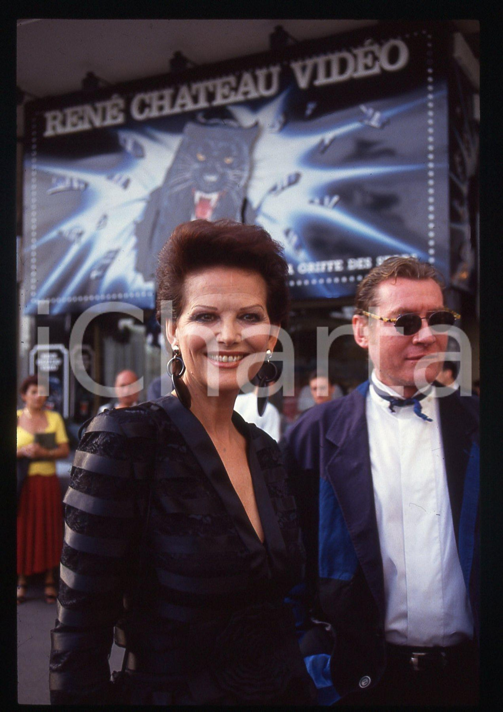 35mm vintage slide* 1990 ca CANNES - Claudia CARDINALE Ritratto dell'attrice (2)