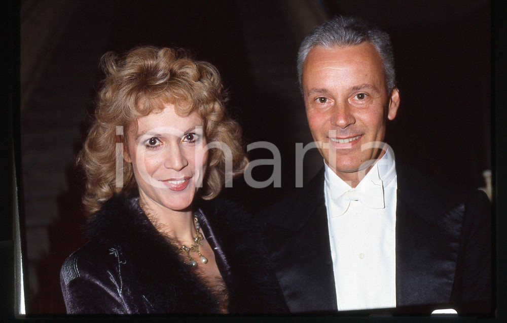 35mm vintage slide*1990ca ITALIA - TEATRO Lucia e Paolo POLI Ritratto attori (8)