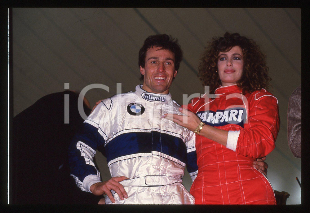 35mm vintage slide* 1988 AIRC Gara beneficenza-Andrea DE CESARIS Kelly LEBROCK 5