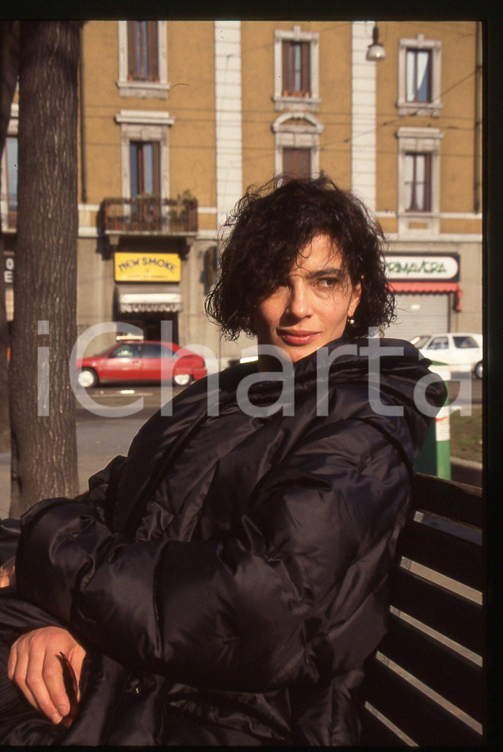35mm vintage slide* 1995 ca MILANO Laura MORANTE Ritratto dell'attrice