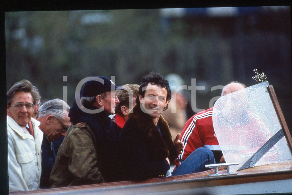35mm vintage slide* 1985 LONDON - THE BOAT RACE Daniel TOPOLSKI - OXFORD Coach