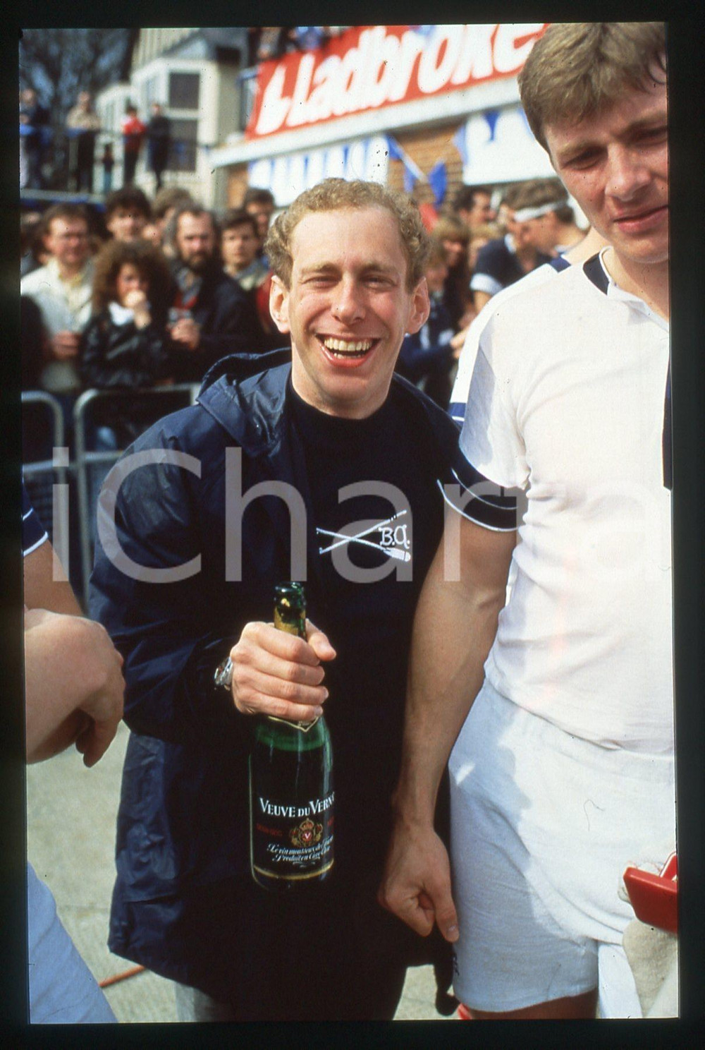 35mm vintage slide* 1985 LONDON THE BOAT RACE - OXFORD Cox S.R. LESSER Portrait