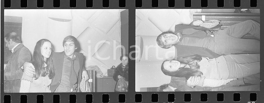 35mm LOTTO 2 NEGATIVI * 1973 SANREMO ADRIANO CELENTANO Con Carmen AMATO
