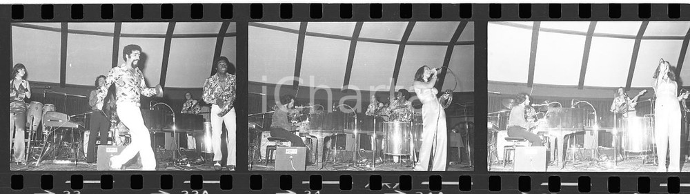 Fotografia d epoca originale 35mm LOTTO 3 NEGATIVI 1970ca MUSICASérgio Mendes & Brasil  66 in concerto 3 1