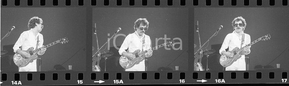 35mm LOTTO 3 NEGATIVI * 1975ca MUSICA Carlos SANTANA durante un concerto (6)
