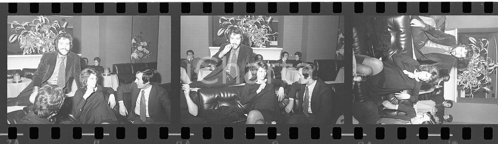 35mm LOTTO 3 NEGATIVI* 1970 MUSICA Augusto MARTELLI in un night club 1