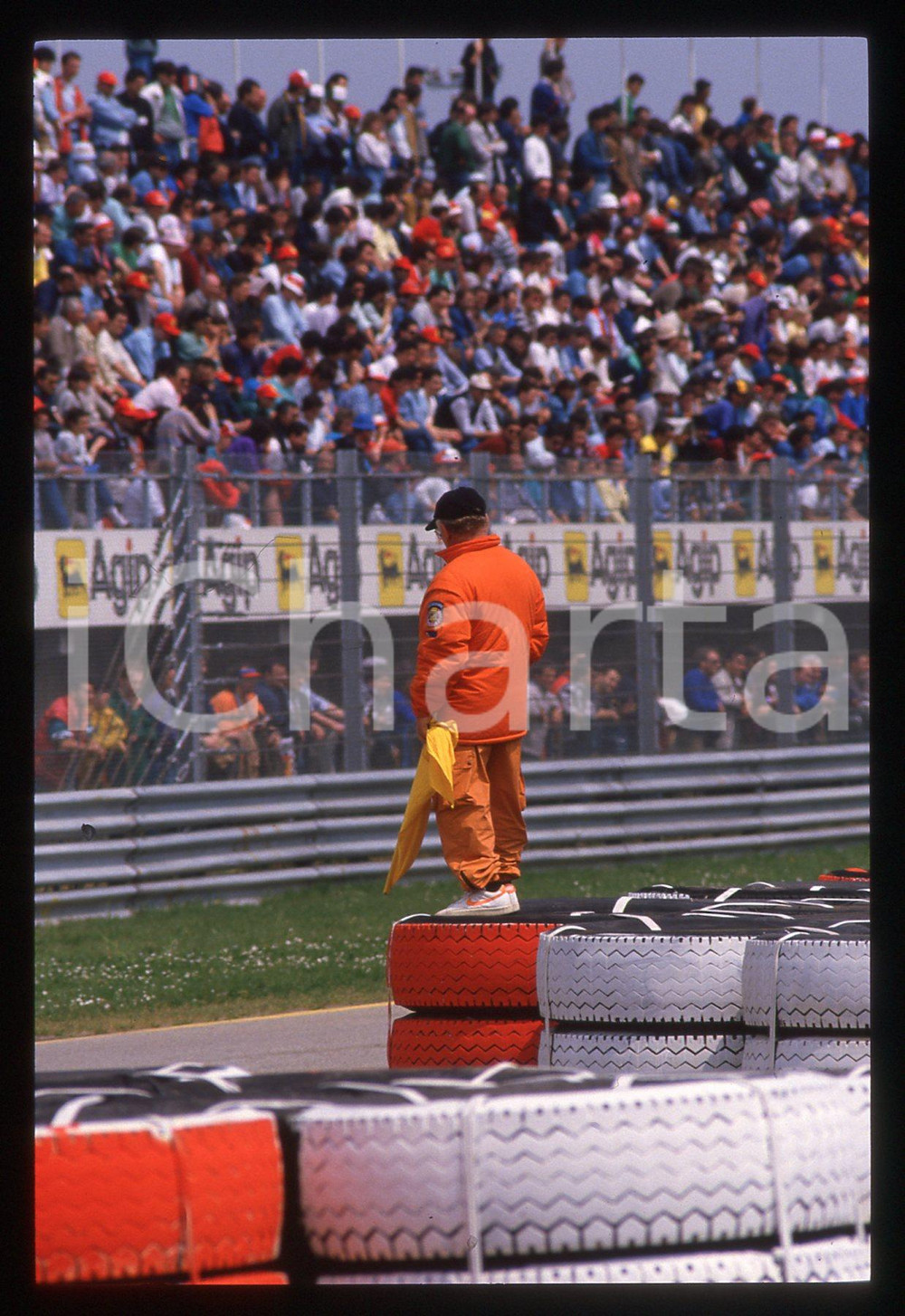 35mm vintage slide* 1988 GP SAN MARINO Commissario di gara - FORMULA 1