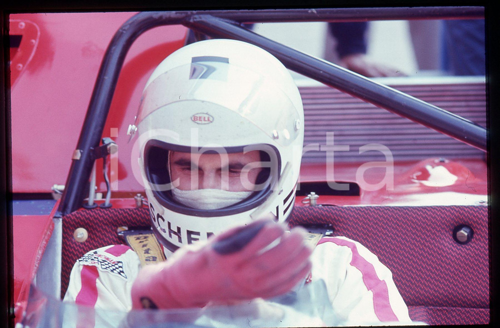 35mm vintage slide* 1972 1000 KM MONZA Tim SCHENKEN FERRARI 312 PB SEFAC