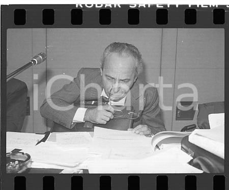 35mm NEGATIVO ORIGINALE * 1984  PRE CONGRESSO DC Virginio ROGNONI Presidente (2)