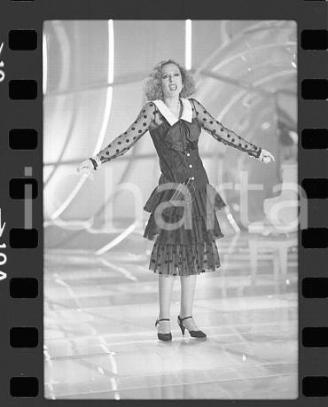 35mm NEGATIVO ORIGINALE * 1984 LORETTA GOGGI IN QUIZ Loretta GOGGI Ritratto