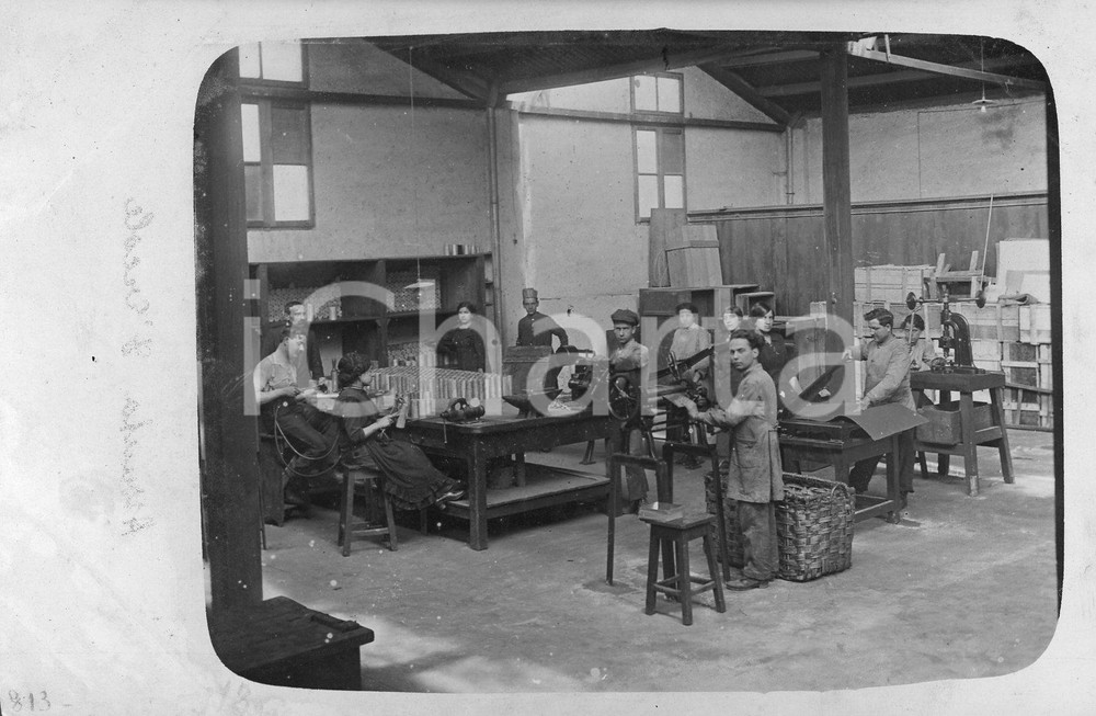 1915 ROMA Fratelli Spierer Pile Elettriche *Salone macchine laminatrici forbici