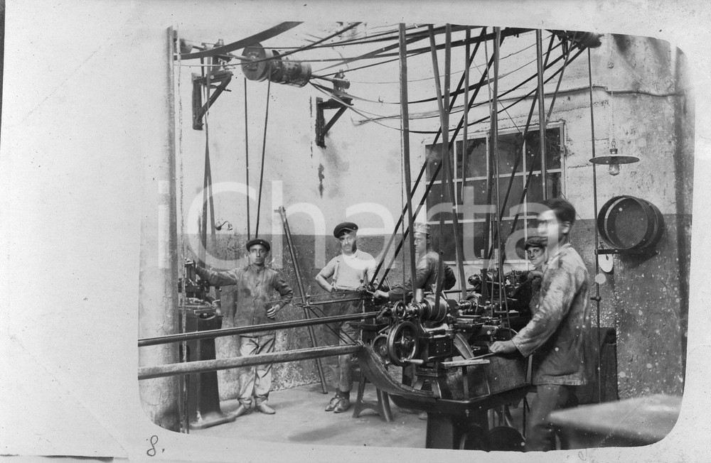 1915 ROMA Fratelli Spierer Pile Elettriche **Dettaglio sala macchine
