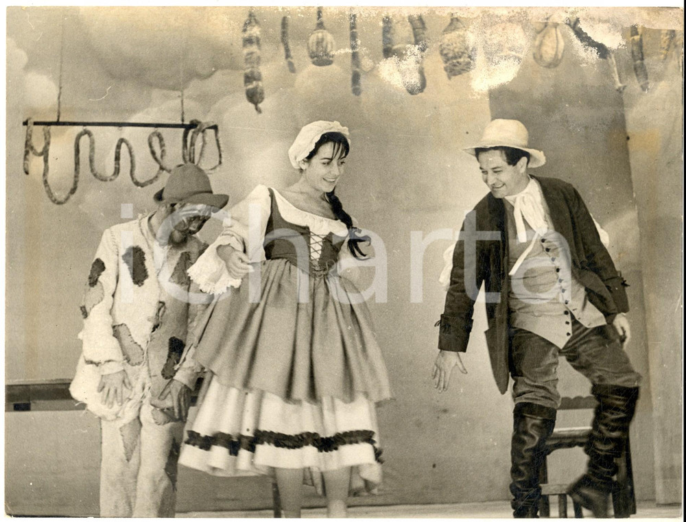 1961 PAVIA Teatro FRASCHINI "La cameriera brillante" RISSONE - GIACHETTI *Foto