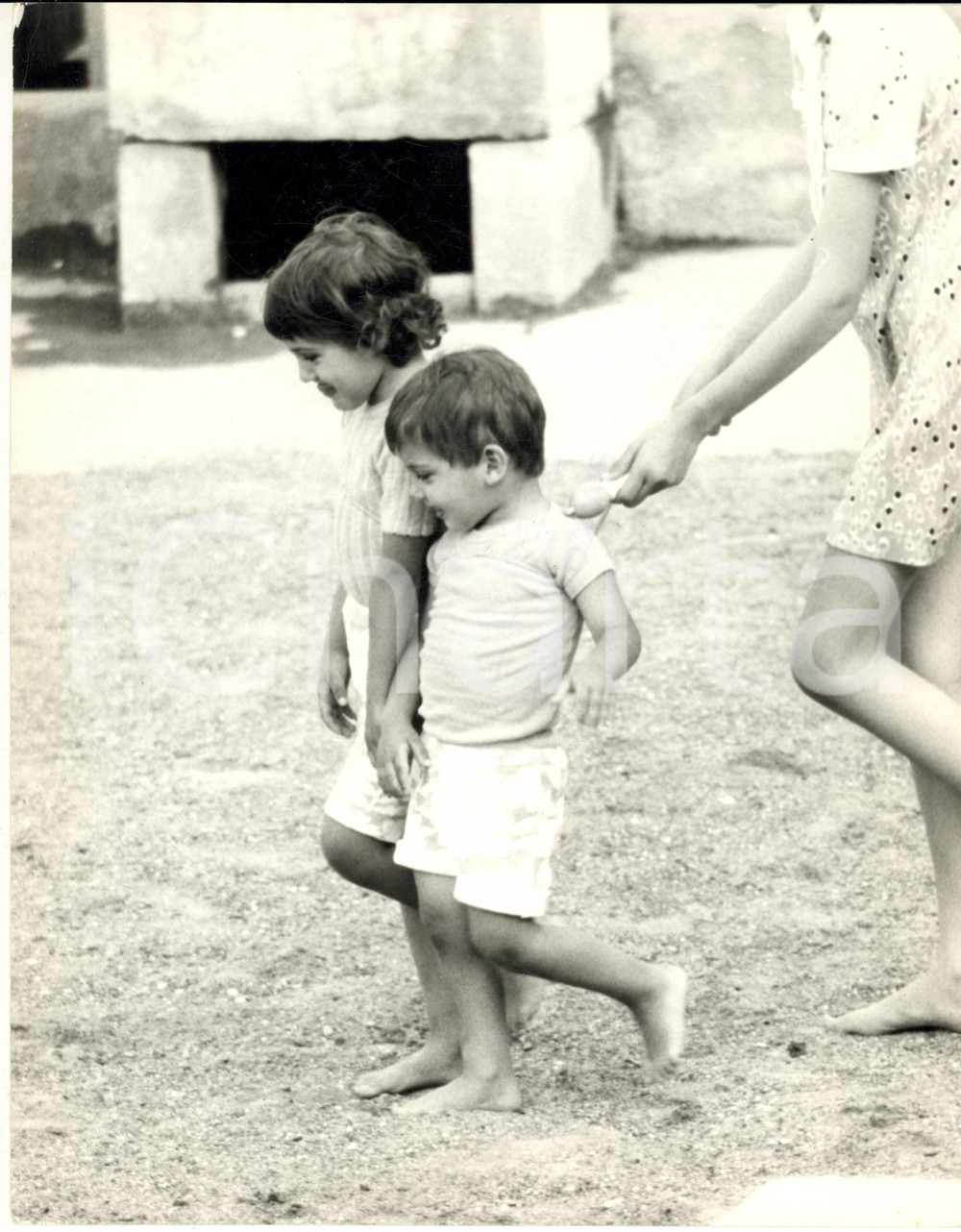 1972 COSTUME Rosita e Giacomo CELENTANO bambini (2) - Foto 21x30 cm