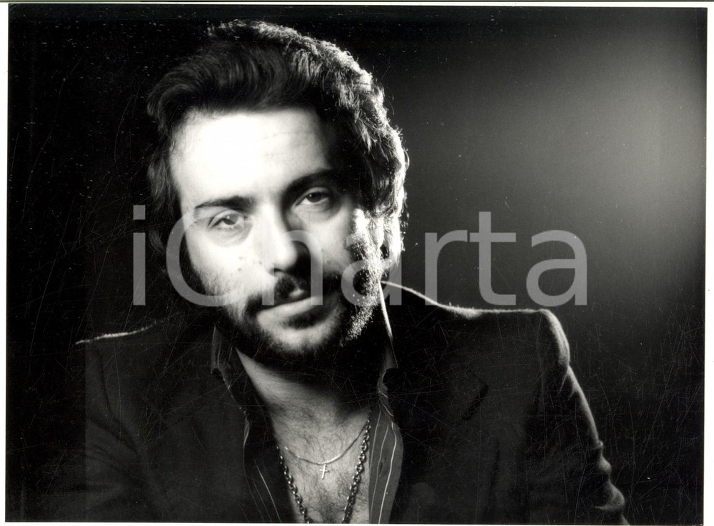 1970 ca COSTUME ITALIA Ritratto Augusto MARTELLI (1) - Foto 24x18 cm
