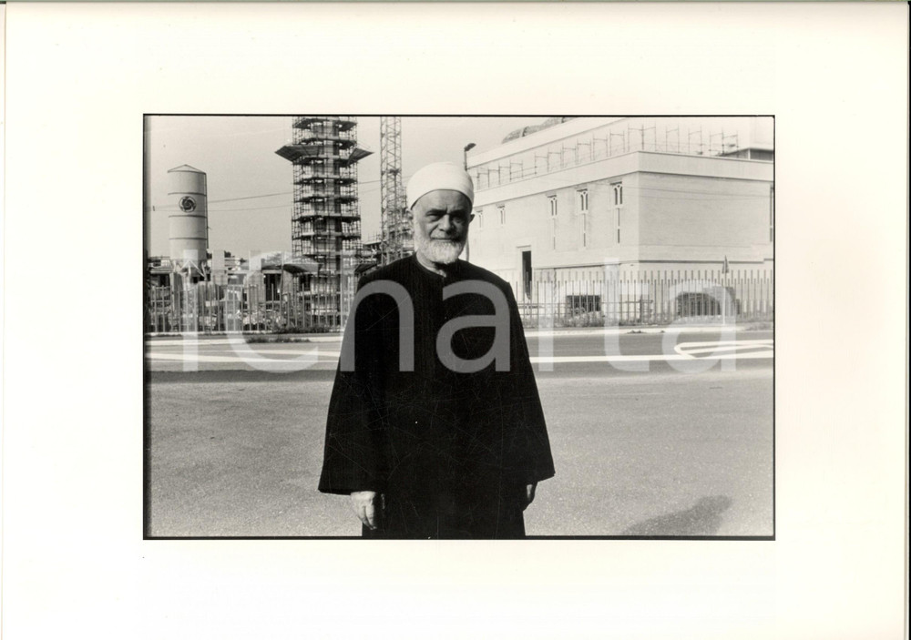 1990 ca Moschea di ROMA in costruzione - Imam Muhammad Nur al-Din *Foto