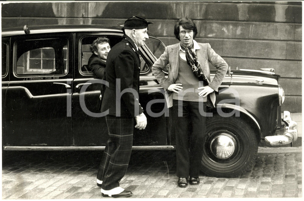Fotografia d epoca originale 1972 EDINBURGH Eurovision Song Contest  Arrivo Nicola DI BARI 1 Foto 30x20 1