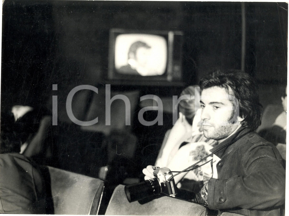 Fotografia d epoca originale 1970 ca ITALIA Augusto MARTELLI in veste di fotoreporter 1  Foto 30x20 cm 1
