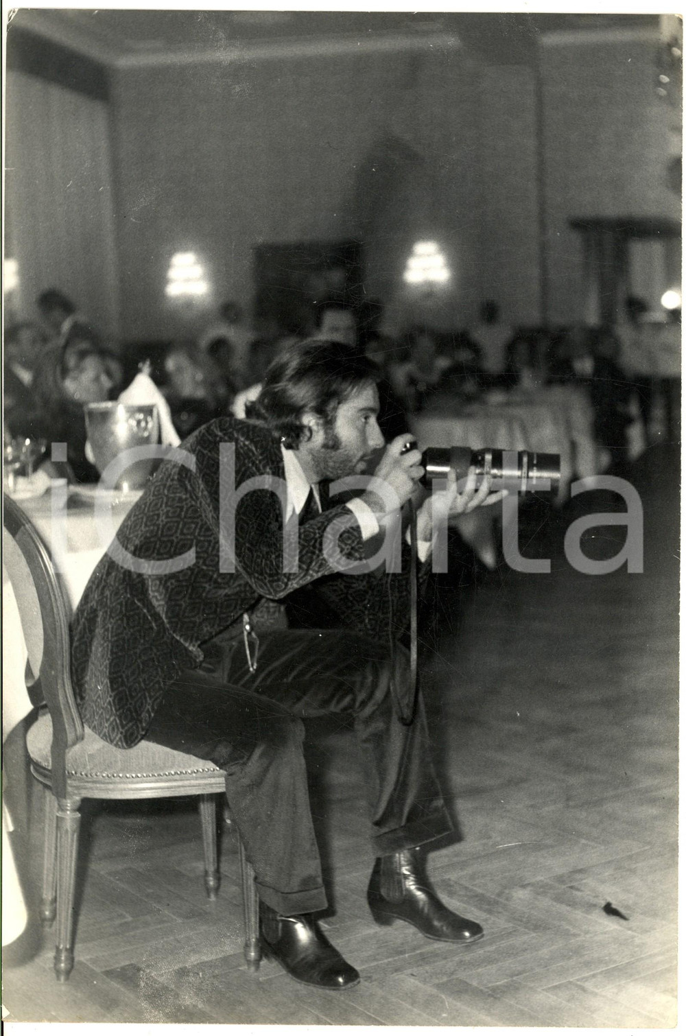 Fotografia d epoca originale 1970 ca ITALIA Augusto MARTELLI in veste di fotoreporter 2  Foto 20x30 cm 1