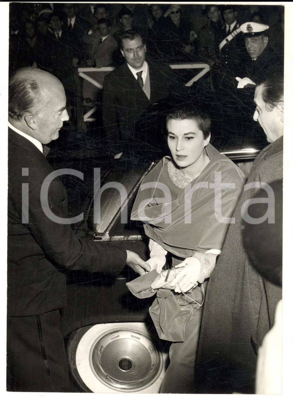1959 TORINO Teatro Carignano - Silvana MANGANO alla prima de "La Grande Guerra"