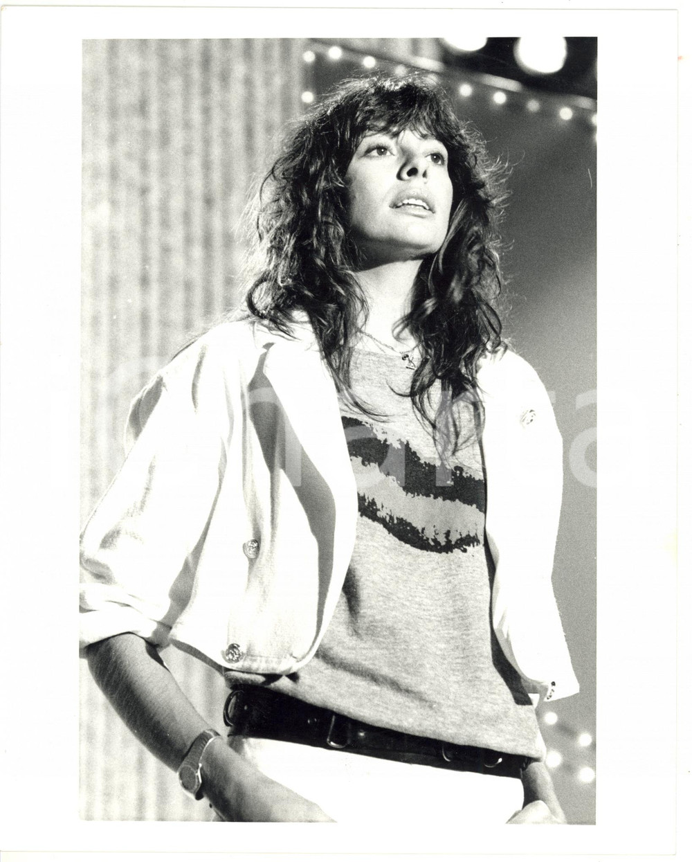1990 ca MUSIC Ritratto della cantante ALICE *Foto 20x25 cm