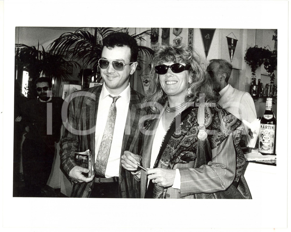 1987 FESTIVAL DI SANREMO Enrico RUGGERI con Caterina CASELLI - Foto 25x20 cm