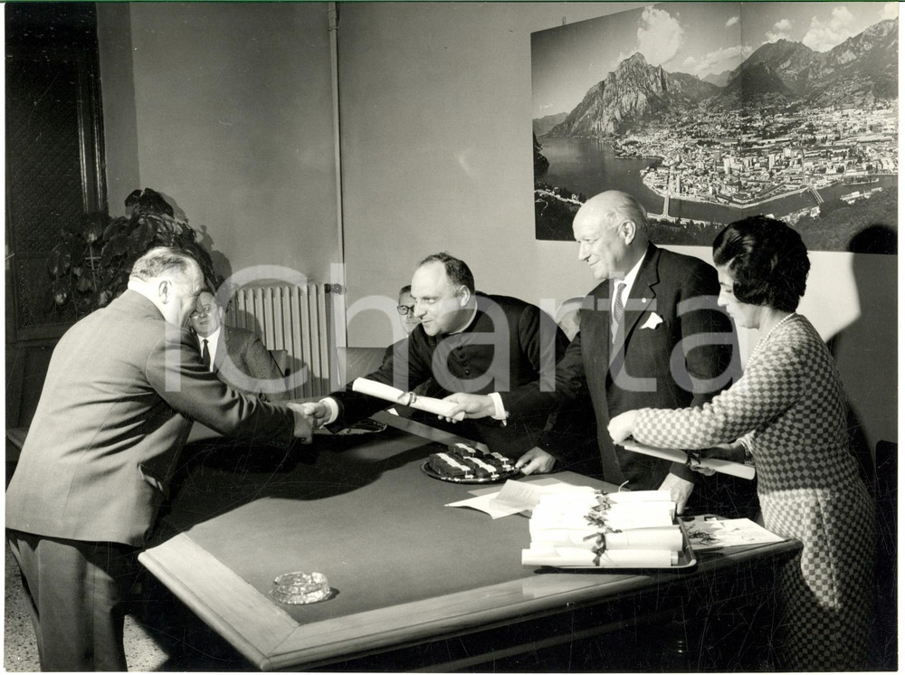 1966 LECCO Acciaieria e Ferriera CALEOTTO Premiazione dipendenti anziani (5)