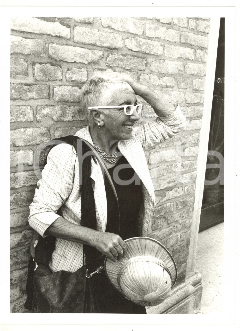 1985 ca CINEMA Ritratto della regista Lina WERTMULLER *Foto VINTAGE 18x24 cm