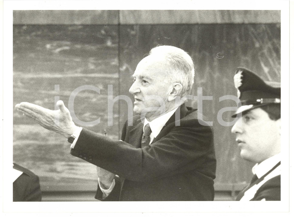 1985 ca TRIBUNALE DI MILANO Processo AMBROSOLI - Ritratto di Michele SINDONA