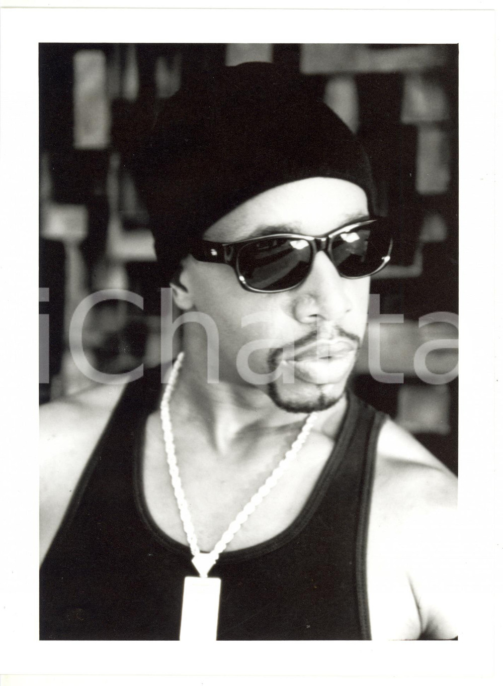 1985 ca COSTUME Ritratto del rapper USA MC HAMMER *Foto VINTAGE 18x24 cm