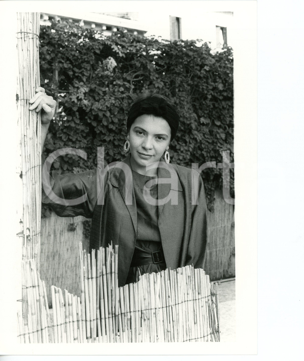 Fotografia d epoca originale 1985 ca CINEMA Ritratto attrice Maria Cristina GENTILE 1 Foto 18x24 1