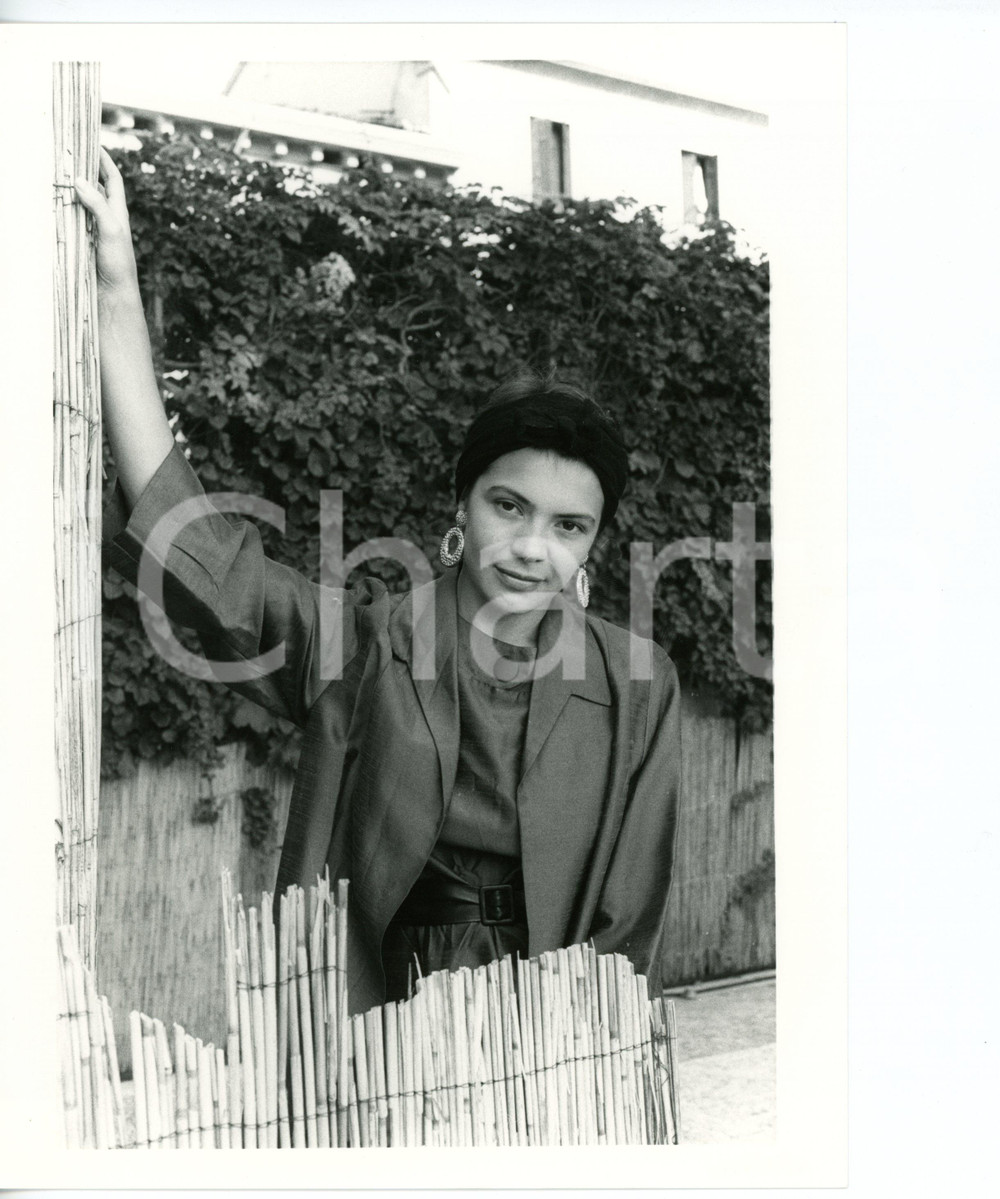 Fotografia d epoca originale 1985 ca CINEMA Ritratto attrice Maria Cristina GENTILE 1 Foto VINTAGE 18x24 1
