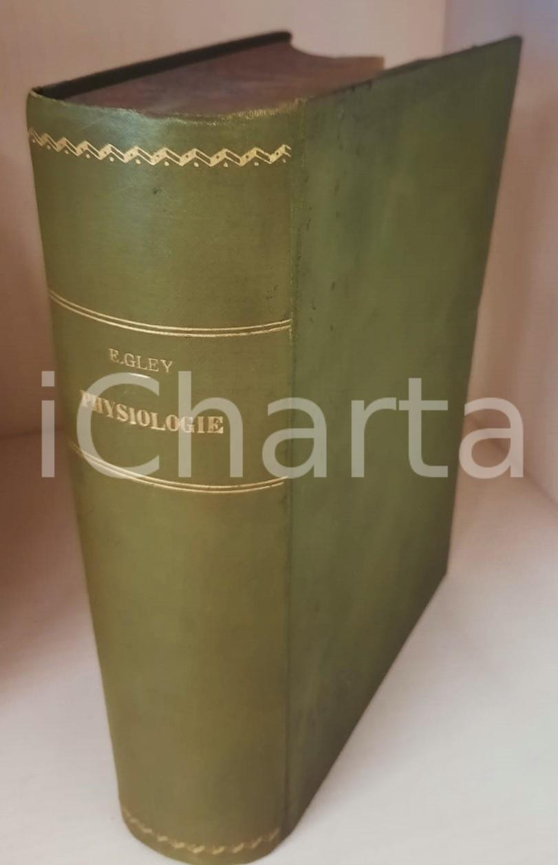 Libro, pubblicazione d epoca 1920 EugÃ¨ne GREY TraitÃ© Ã©lÃ©mentaire de physiologie Invio AUTOGRAFO vol. 1 1