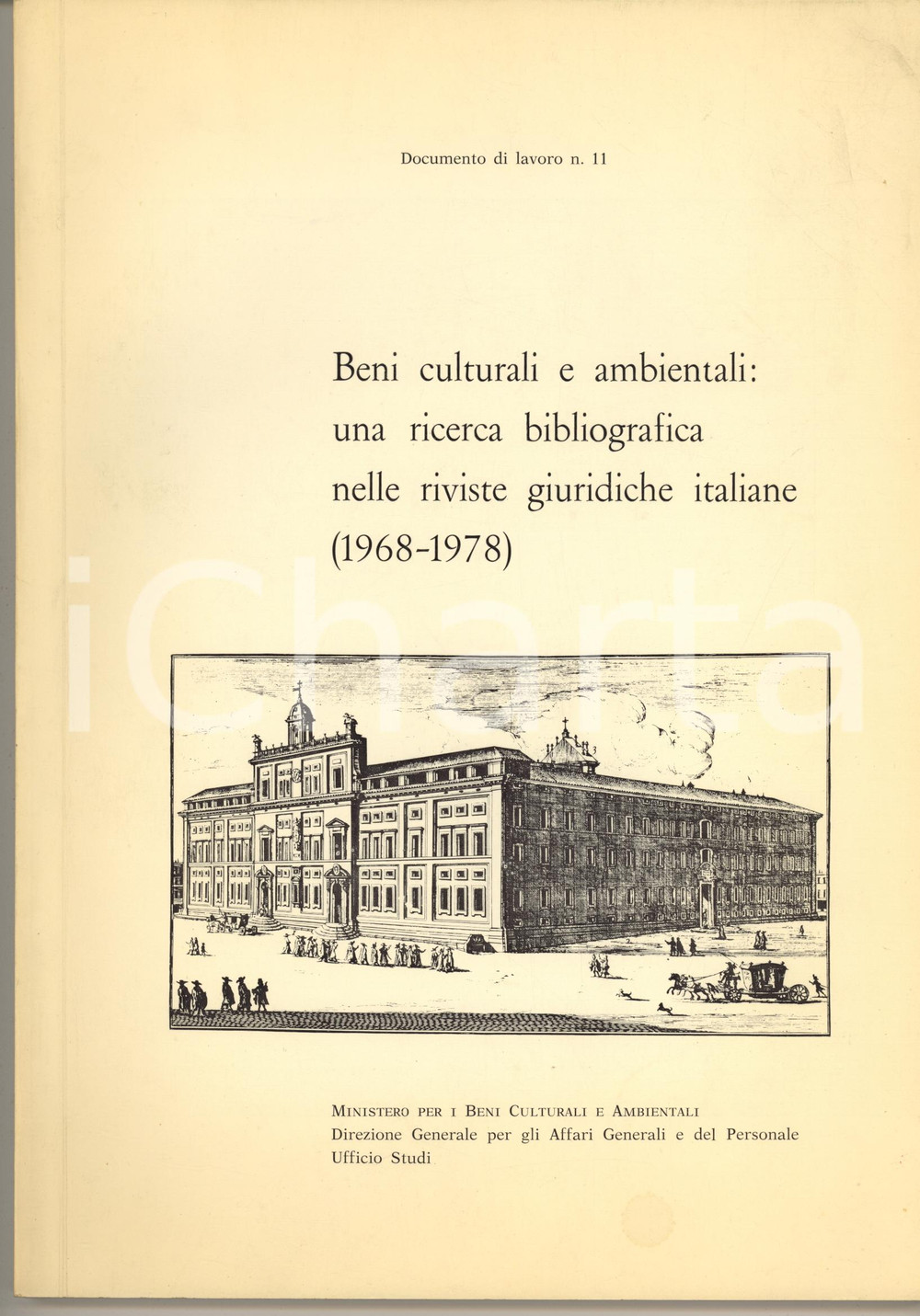 1980 E. NIEDDU ORIFICI Beni culturali e ambientali: una ricerca bibliografica