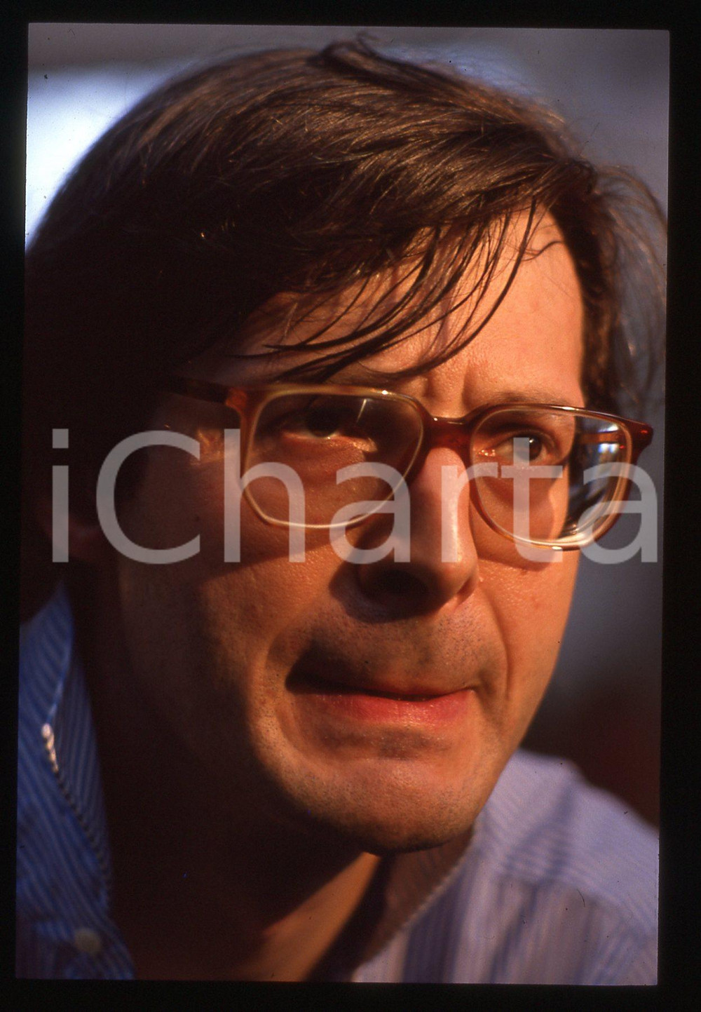 35mm vintage slide*1995ca COSTUME Vittorio SGARBI Ritratto del critico d'arte 66