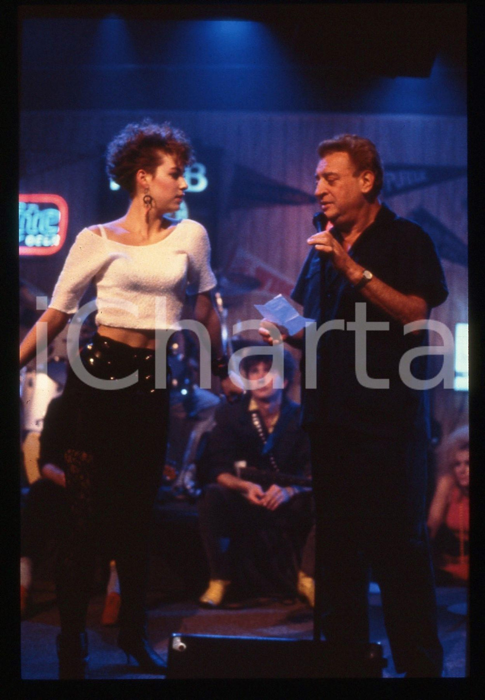 35mm vintage slide*1986 BACK TO SCHOOL Rodney DANGERFIELD in una scena (1)