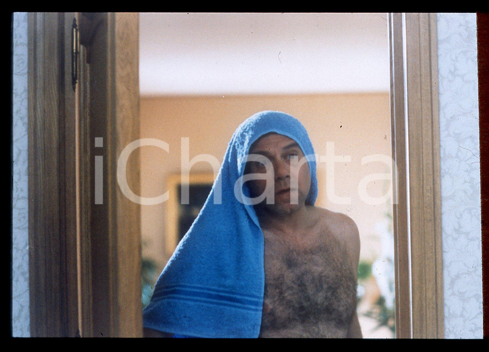 35mm vintage slide* 1998 GALLO CEDRONE Carlo VERDONE in una scena del film (1)