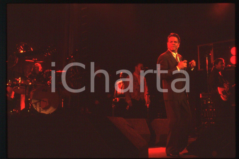 35mm vintage slide* 1990ca MUSICA Robert PALMER Ritratto del cantante (56)