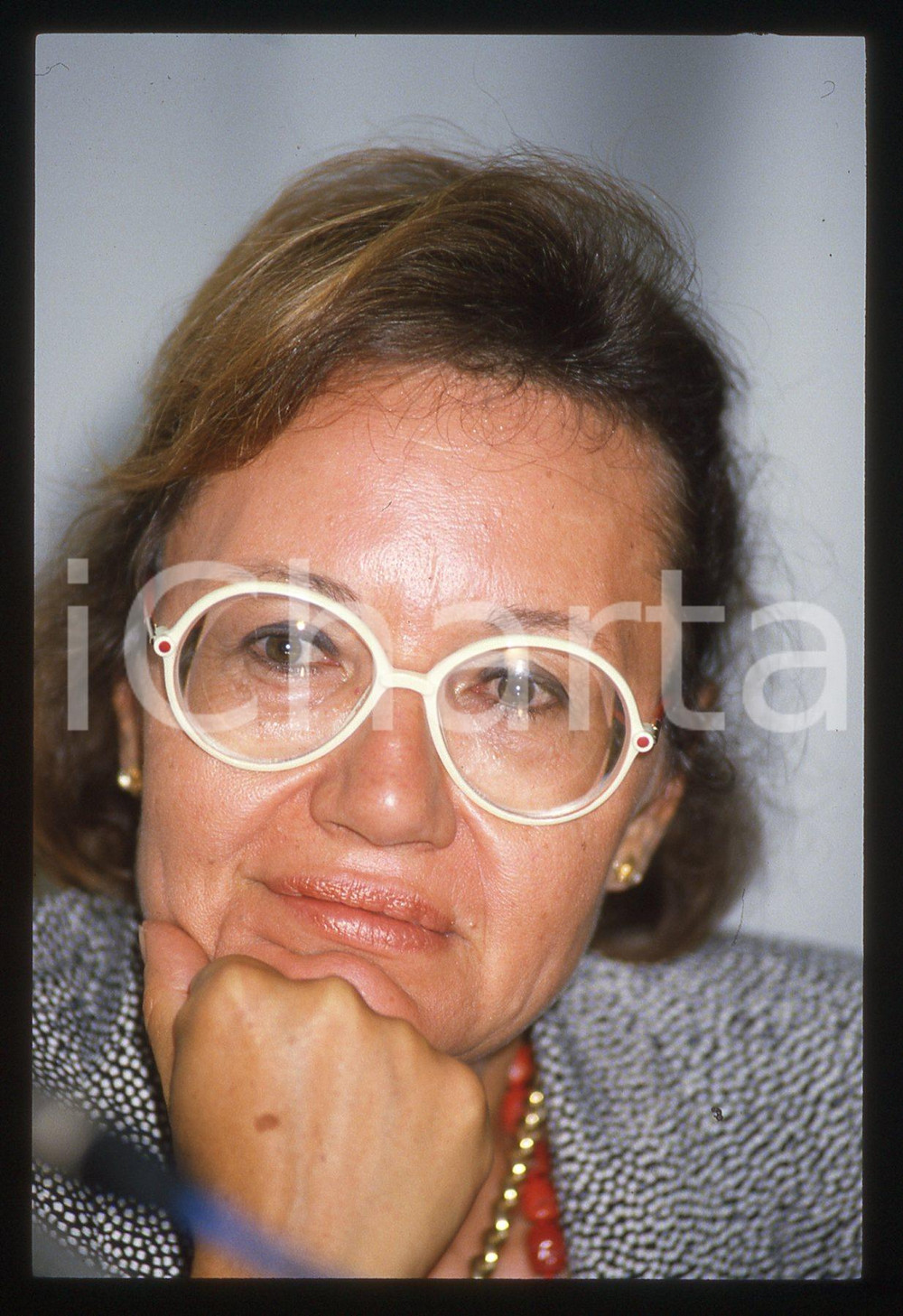 35mm vintage slide* 1988 ITALIA COSTUME Maria VENTURI Ritratto scrittrice (1) 