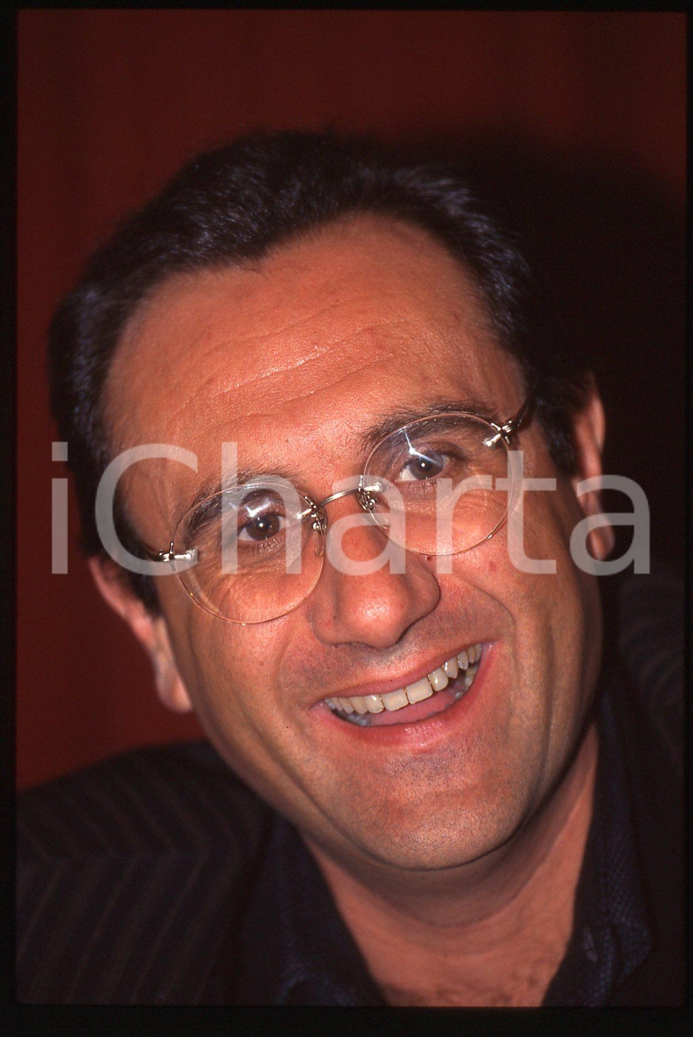 35mm vintage slide* 1997 MILANO Gino RIVIECCIO al Teatro Manzoni Ritratto (3)
