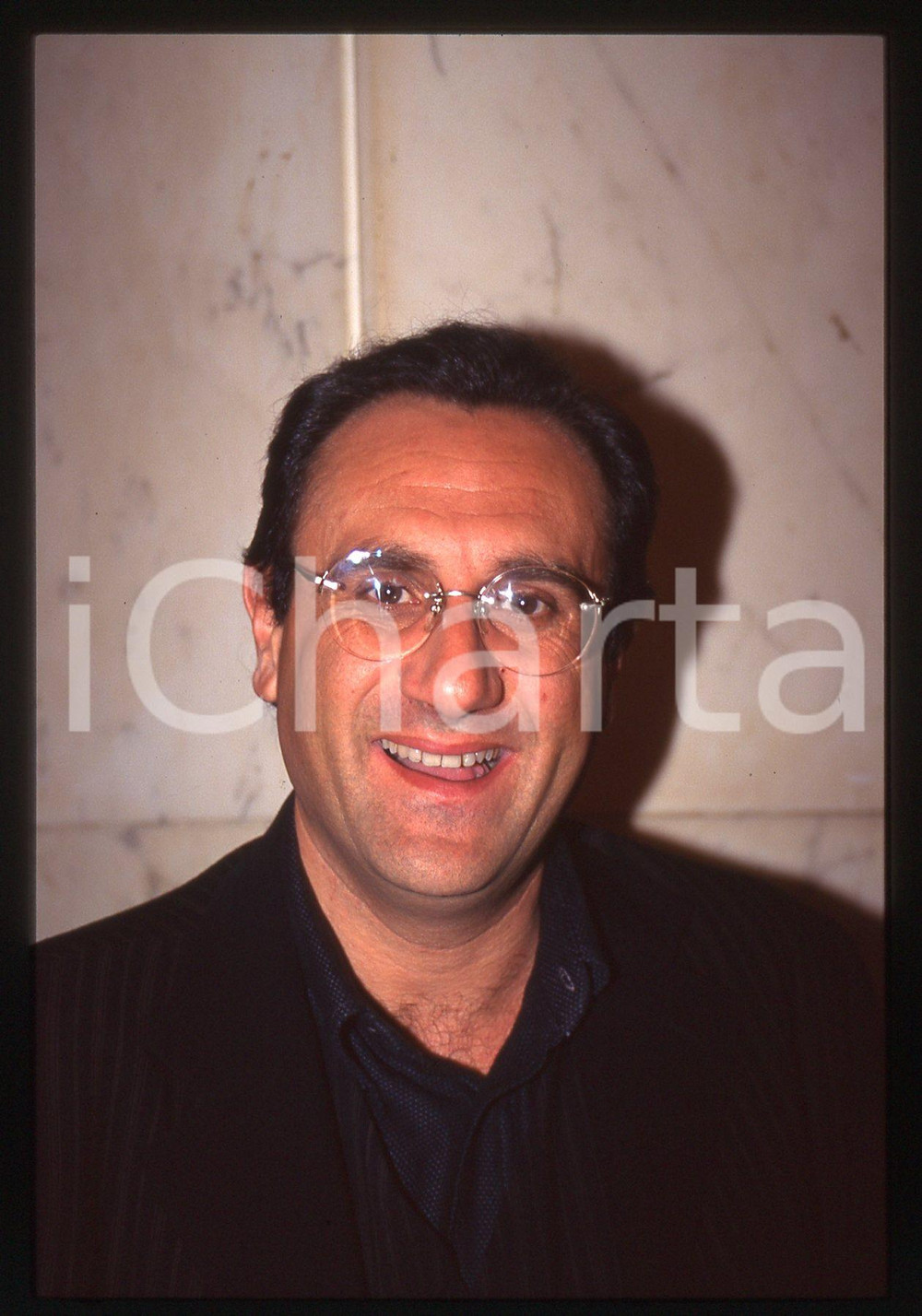 35mm vintage slide* 1997 MILANO Gino RIVIECCIO al Teatro Manzoni Ritratto (11)