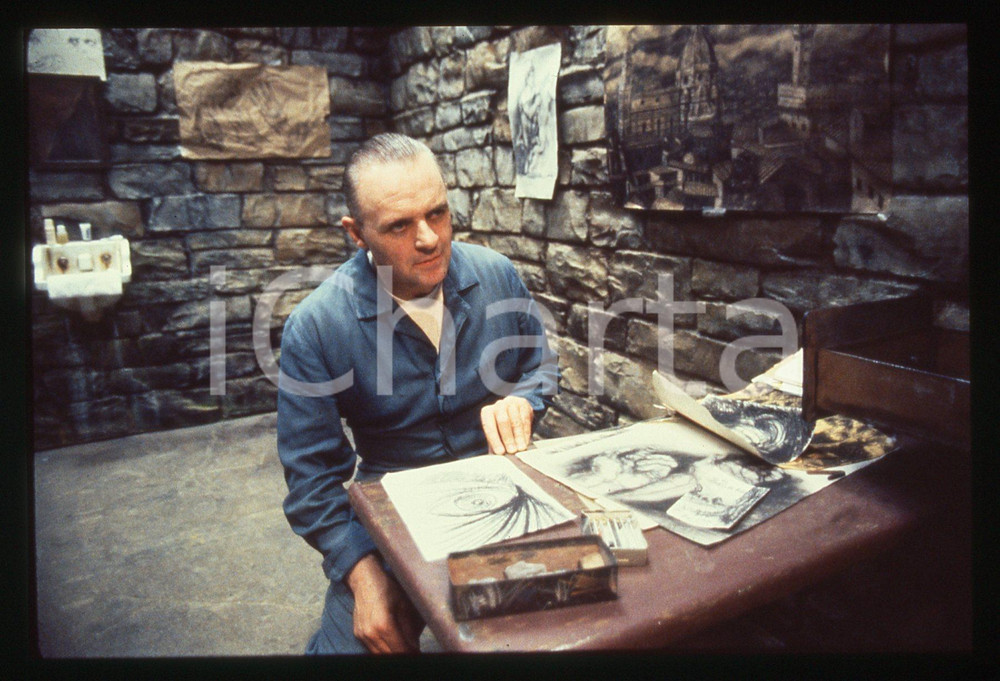 35mm vintage slide* 1991 THE SILENCE OF THE LAMBS Anthony HOPKINS Scena film (1)