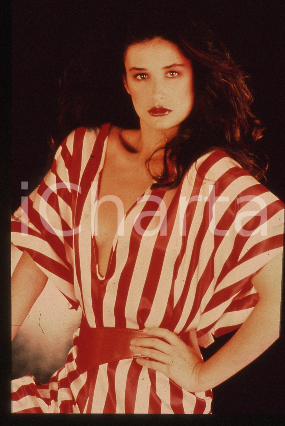 35mm vintage slide* 1990ca CINEMA Demi MOORE Ritratto dell'attrice (2)