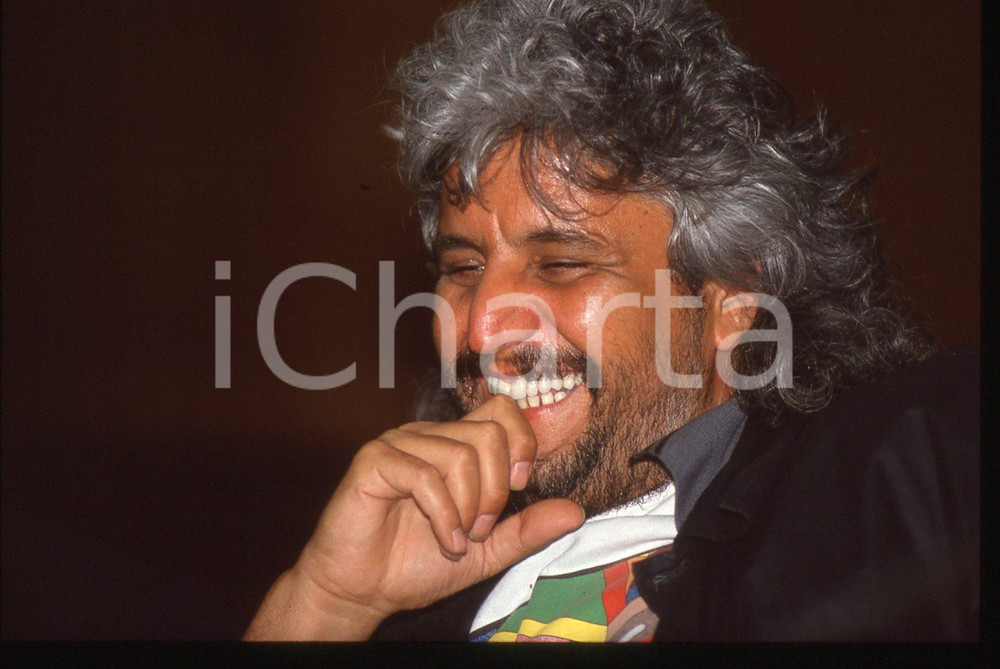  35mm vintage slide* 1990ca ITALIA COSTUME Pino DANIELE Ritratto del musicista 2