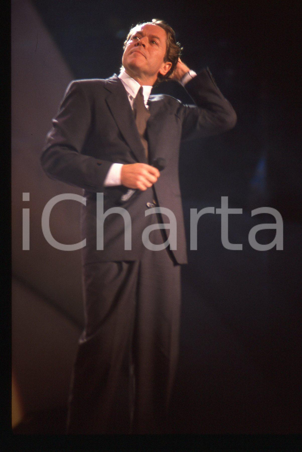 35mm vintage slide* 1989 BARI AZZURRO 89 Robert PALMER al Teatro Petruzzelli 23