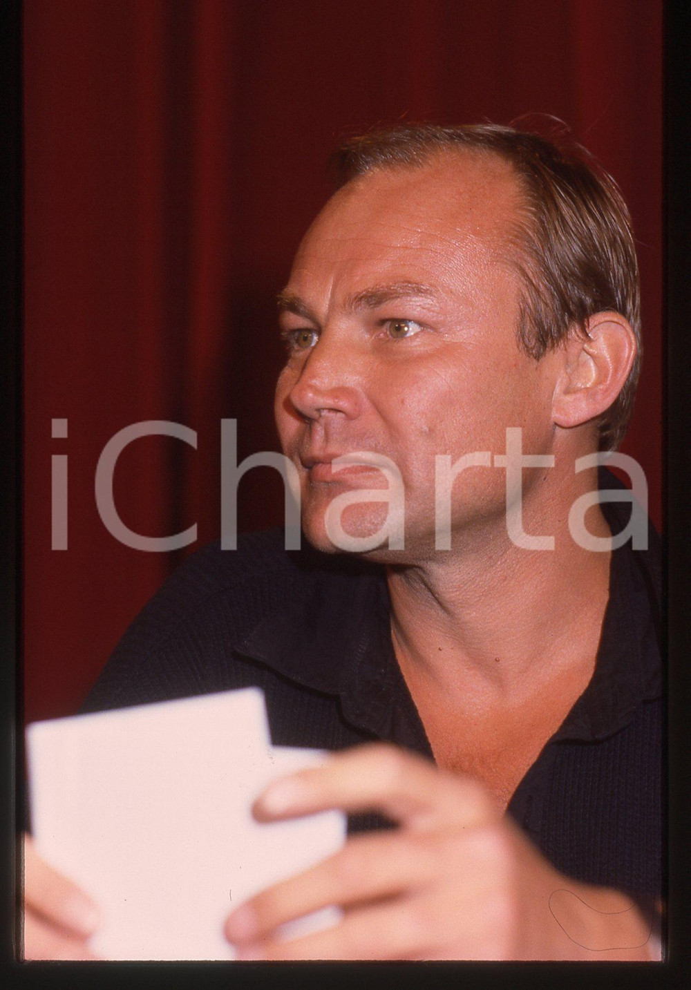 35mm vintage slide* 1986 CANNES Klaus Maria BRANDAUER Ritratto dell'attore (7)