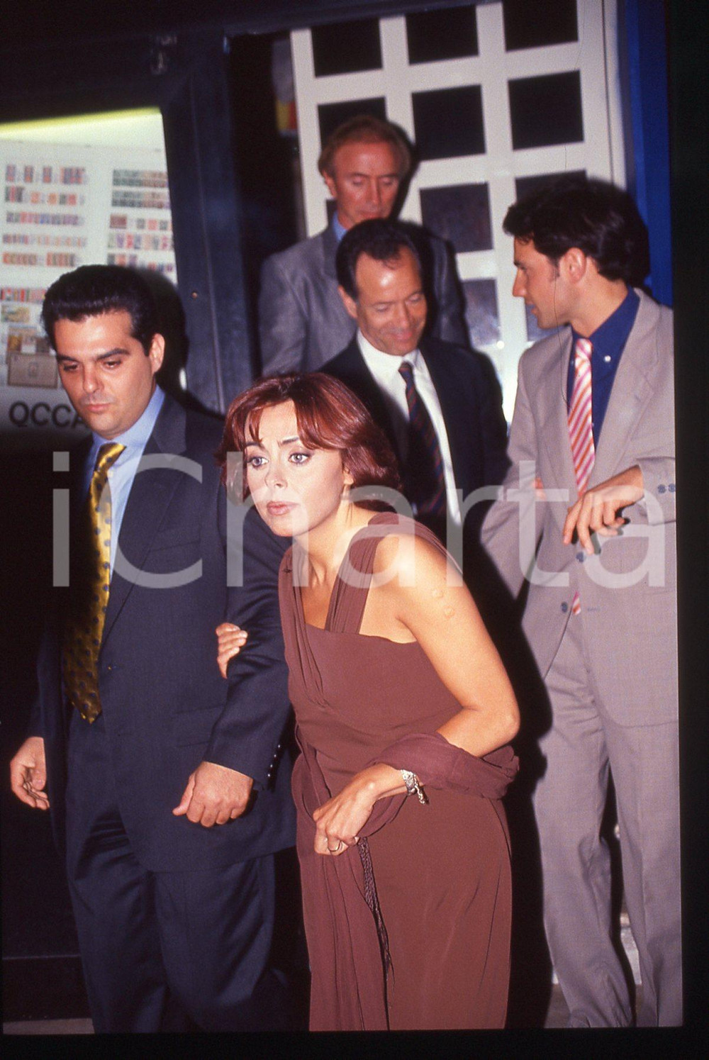 35mm vintage slide*1994 POLITICA Donatella DI ROSA "LADY GOLPE" Fabrizio GALLO 2