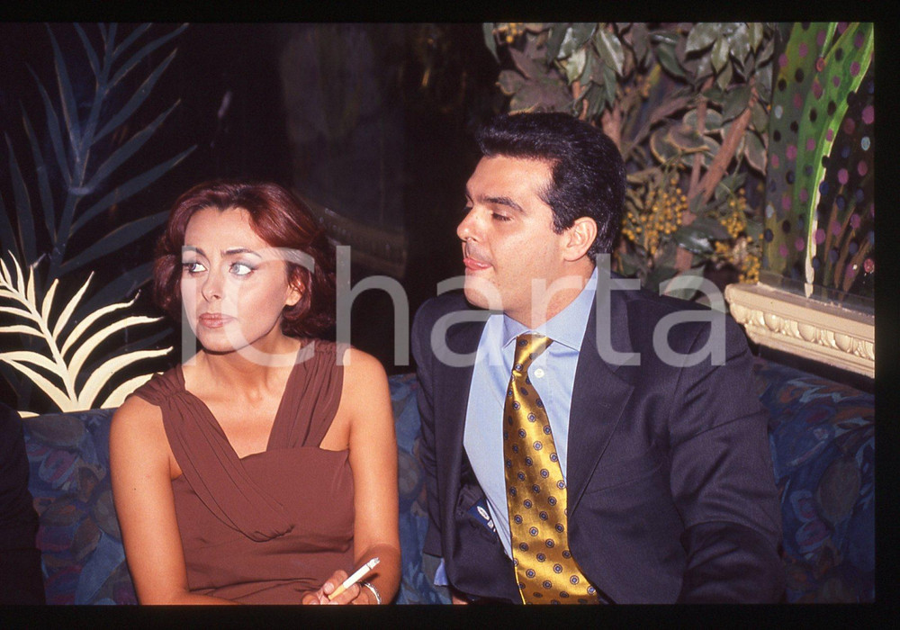 35mm vintage slide* 1994 ROMA Donatella DI ROSA "LADY GOLPE" e Fabrizio GALLO 7