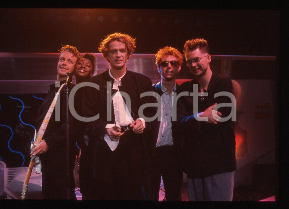 35mm vintage slide* 1986 DISCORING Nicholas WHITECROSS dei KISSING THE PINK (17)